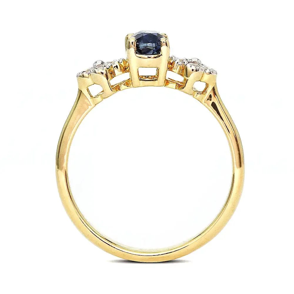 Marisela Natural Blue Sapphire Ring