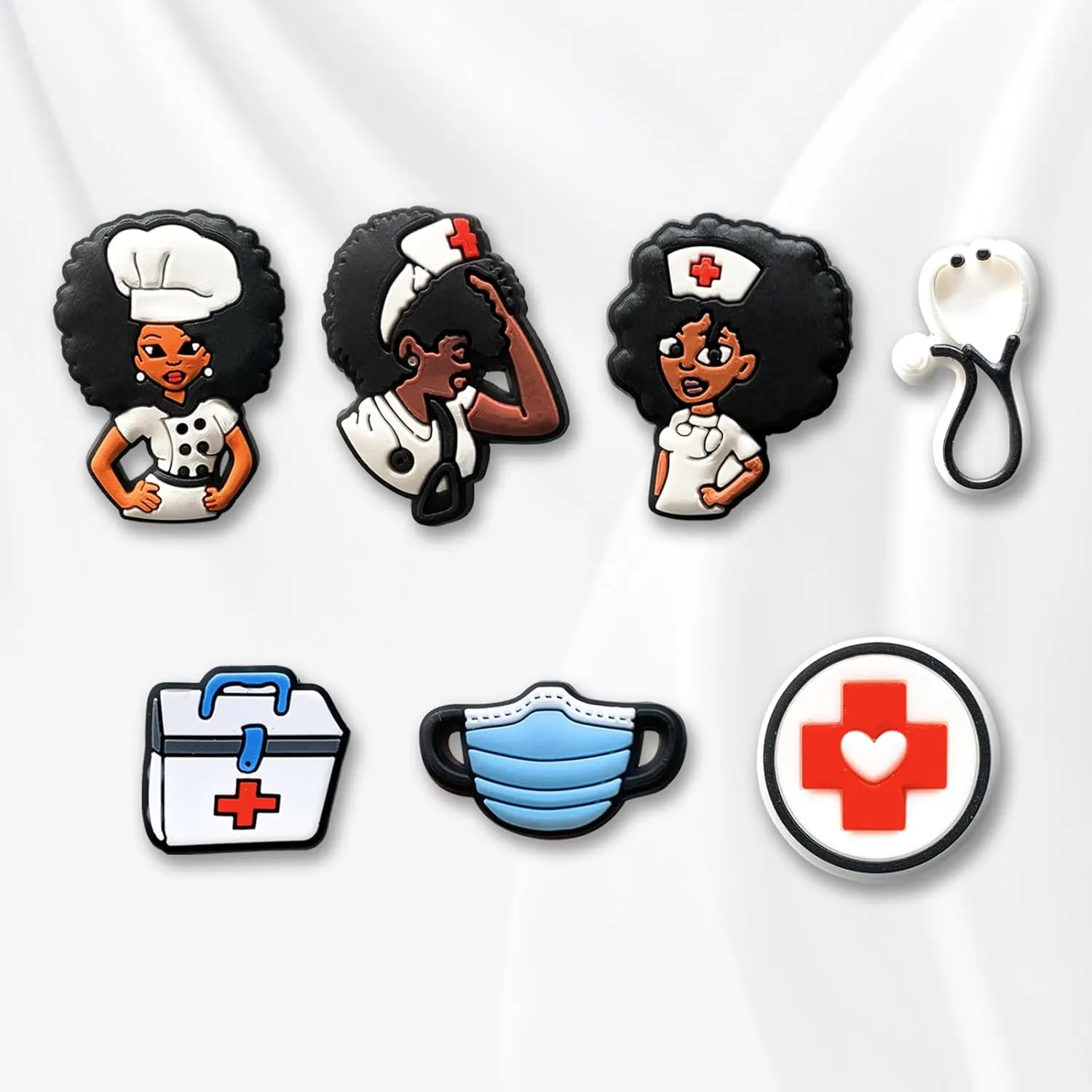 Medical Dog Shark Cow Plant Planet Honduras Owl Shoe Charms Fit for Clog Sandals Decoration, Cute Shoe Charms for Party Favor