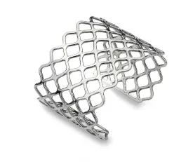 Mesh Wave Cuff Bangle