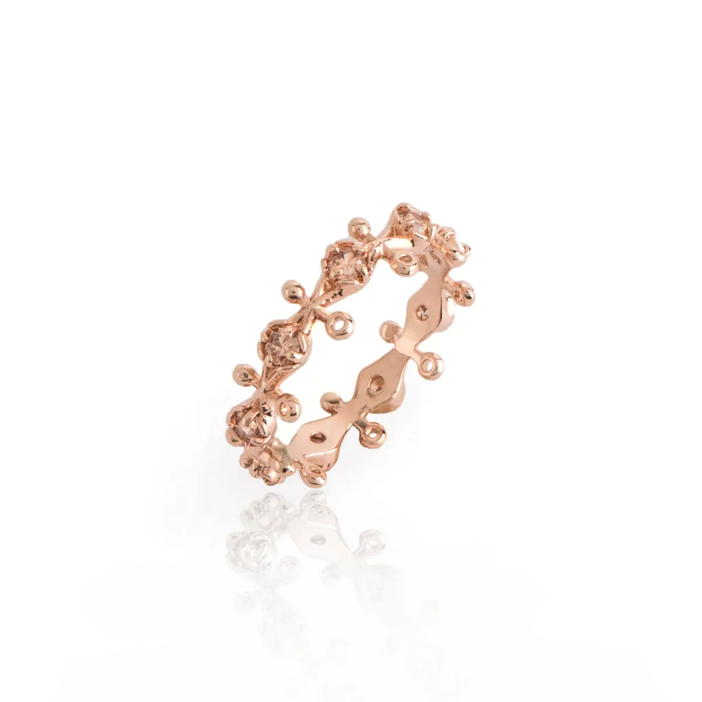 Mini Butterfly Ring [Champagne color]