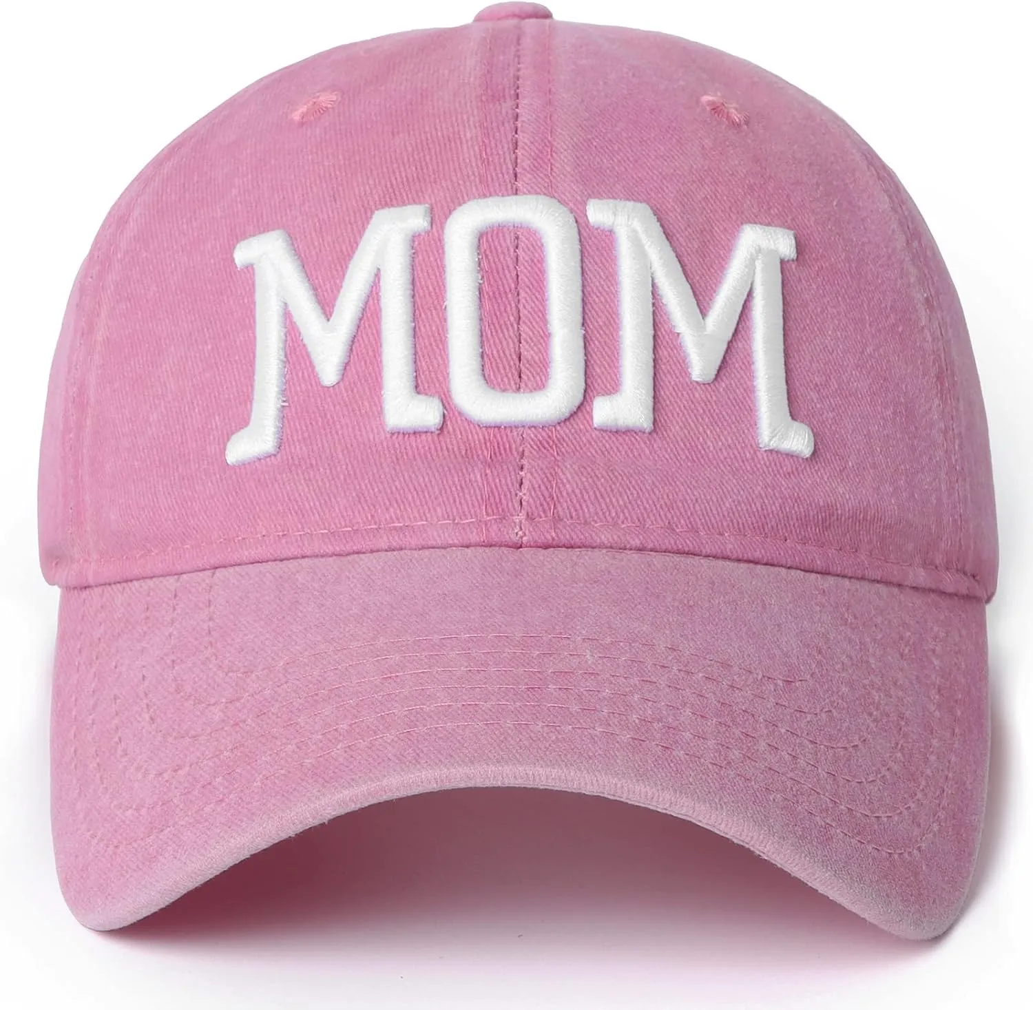 Mom and Dad Hats Set of 2 Pcs Embroidered Adjustable Baseball Caps Gift for Parents Couples Classic Mom Dad Gifts Hat