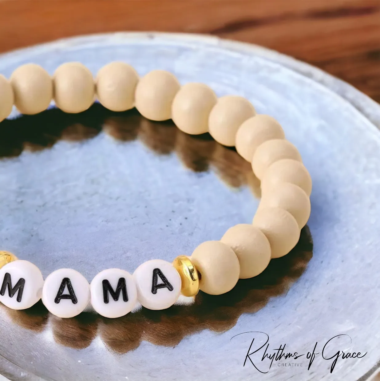 Mother’s Day Bracelet - Valentine’s Day Bracelet, Mom Bracelet, Beaded Bracelet, Mama Bracelet