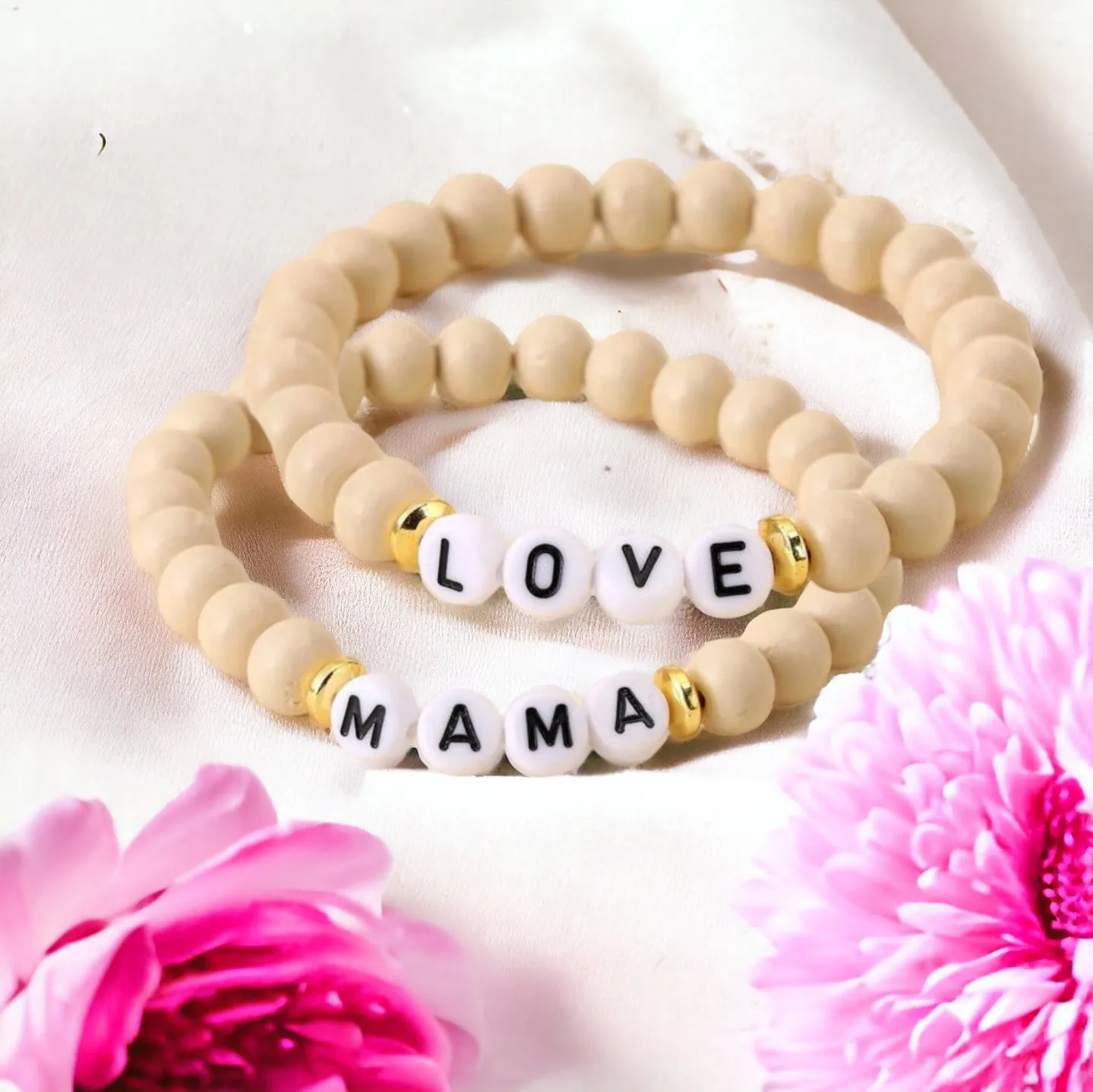 Mother’s Day Bracelet - Valentine’s Day Bracelet, Mom Bracelet, Beaded Bracelet, Mama Bracelet