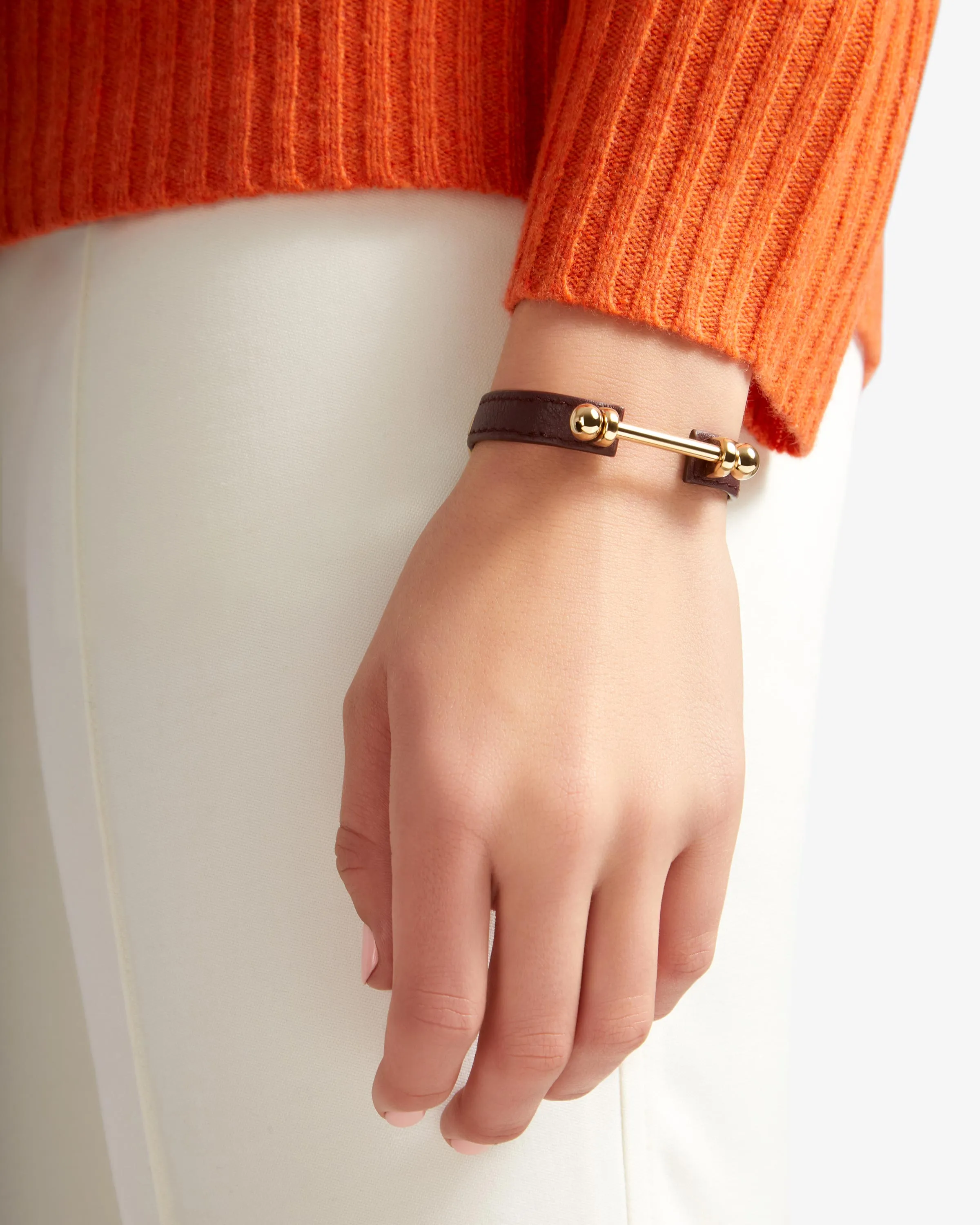 Music Bar Bracelet - Burgundy