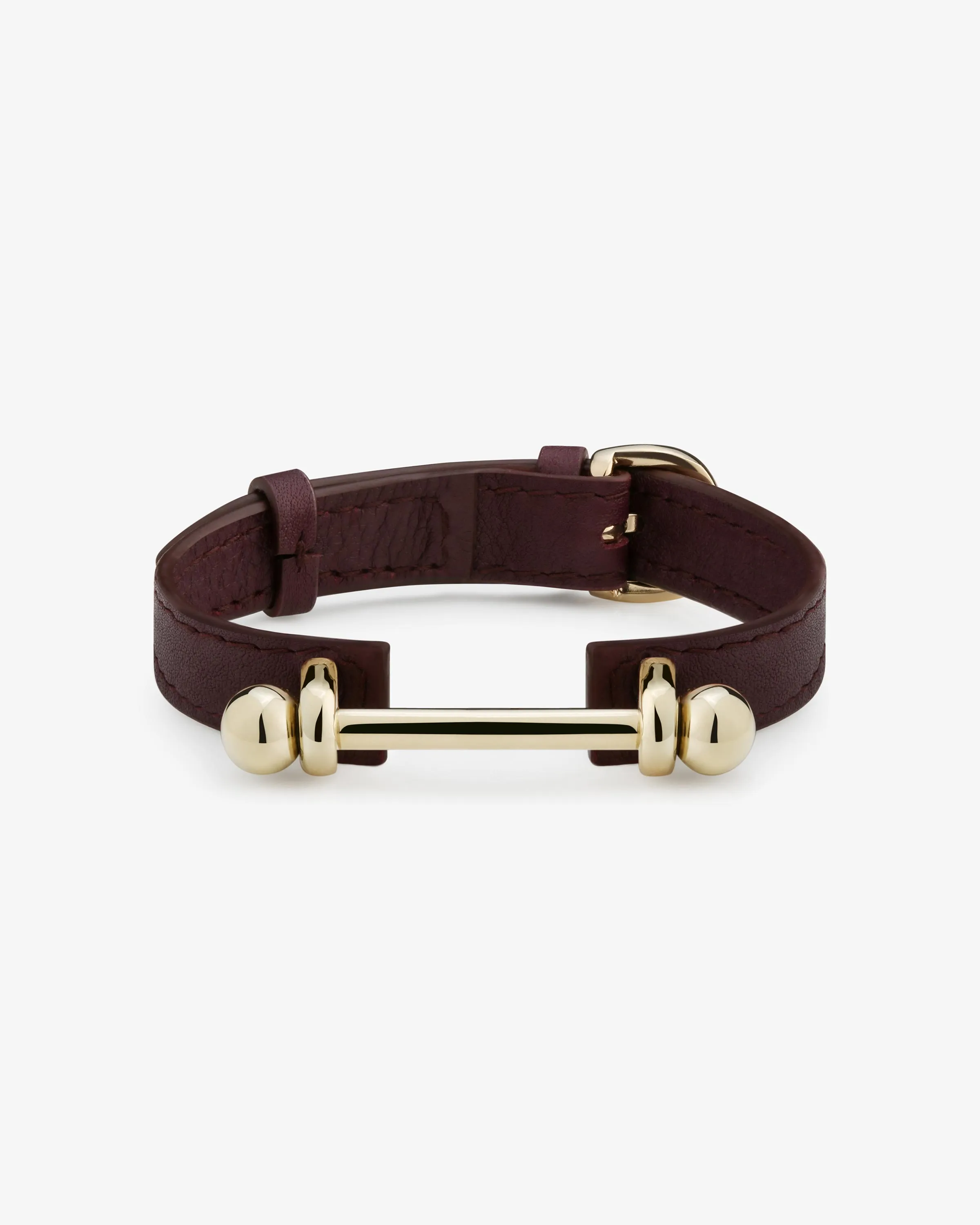 Music Bar Bracelet - Burgundy