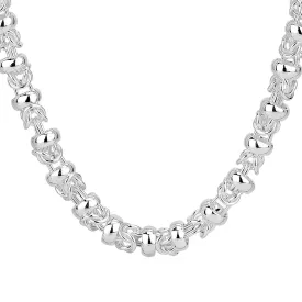 NEW: Ladies Unique Byzantine Beaded Chain Necklace