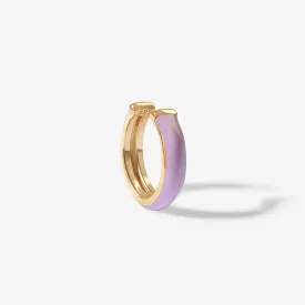 Oakes lavender enamel ear cuff