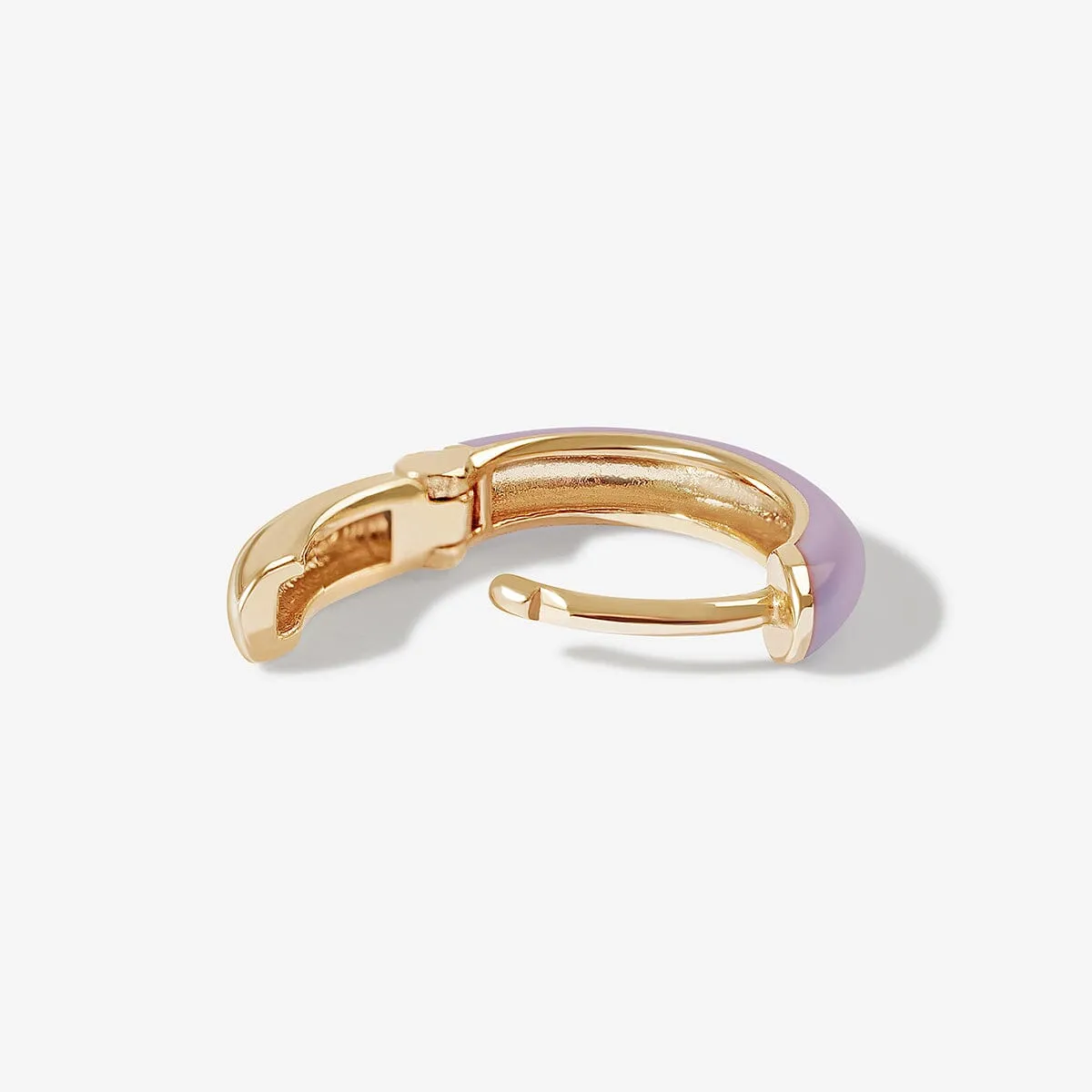 Oakes lavender enamel ear cuff