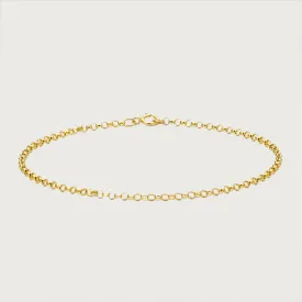 Ouro Belcher Chain Bracelet in 9K Yellow Gold