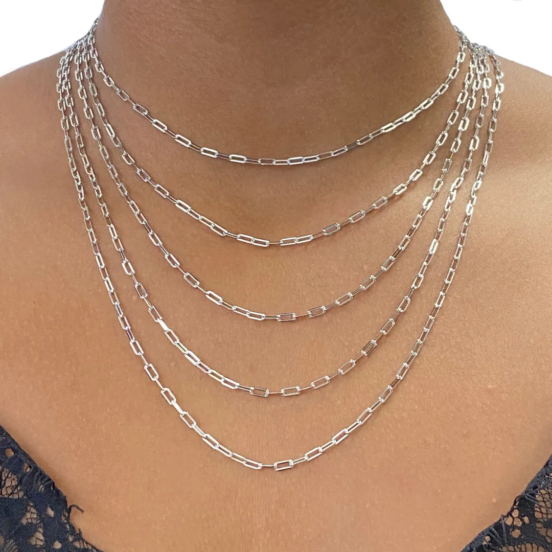 Petite Paperclip 16" Necklace