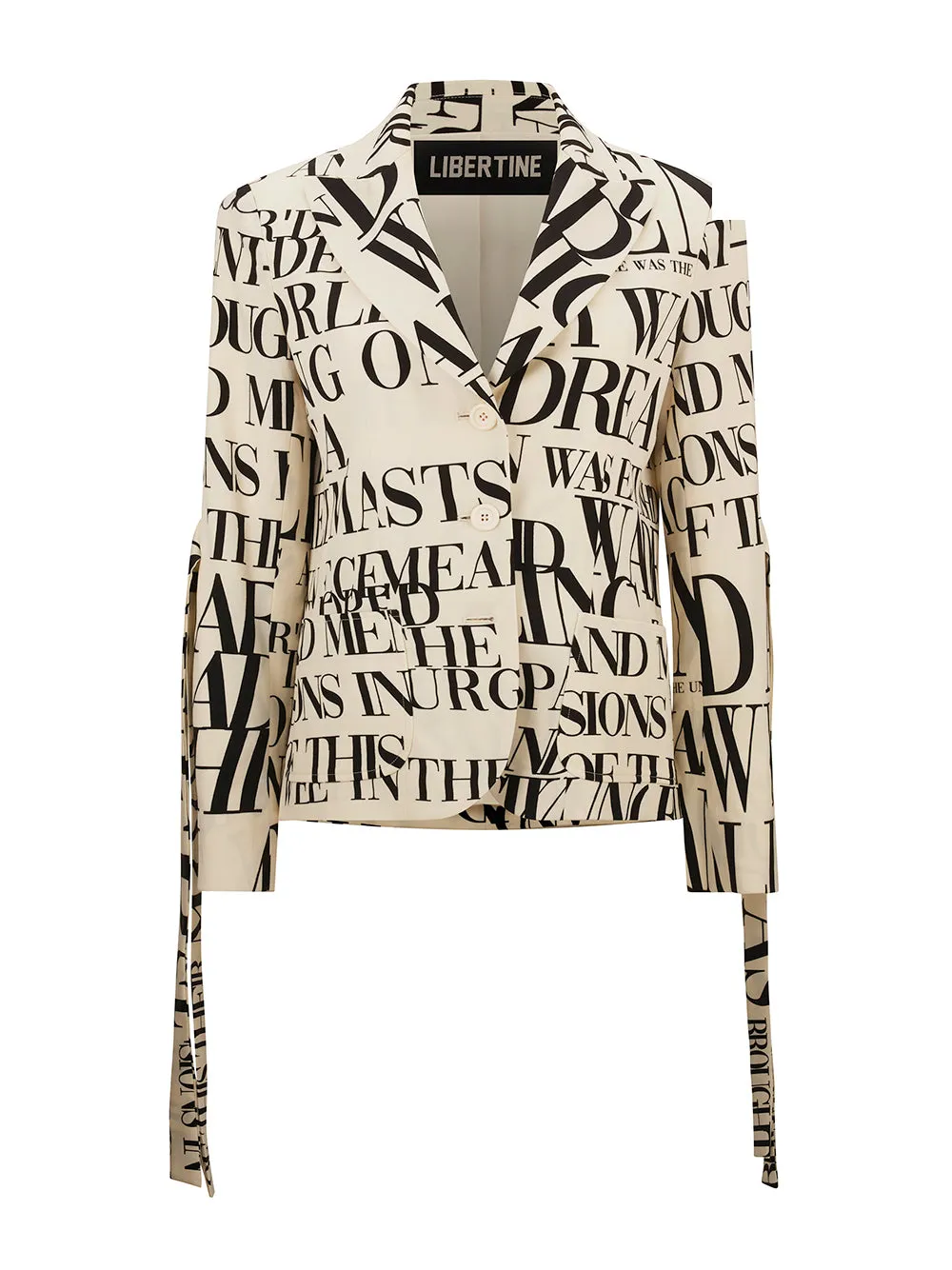 Poeme Blanc Patch Pocket Jacket with Straps