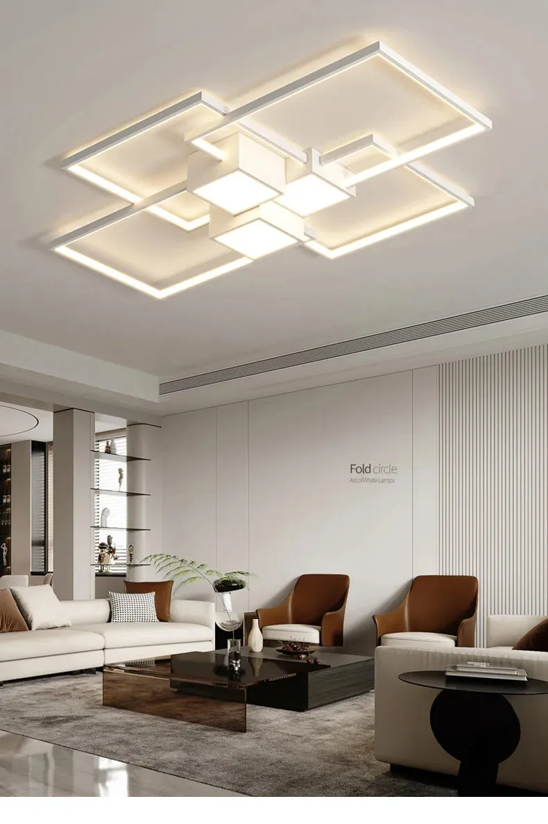QIYI Living room Lamps Modern Ceiling chandelier lights