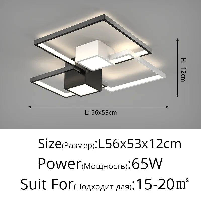 QIYI Living room Lamps Modern Ceiling chandelier lights