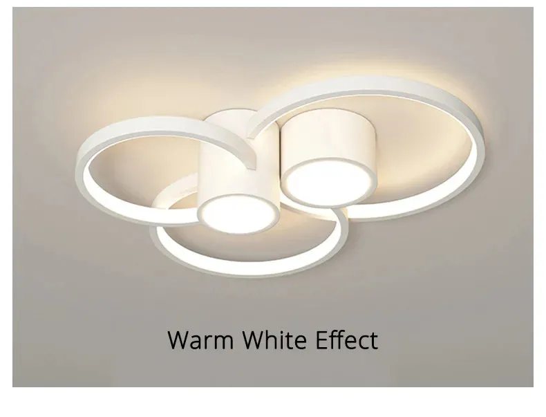 QIYI Living room Lamps Modern Ceiling chandelier lights