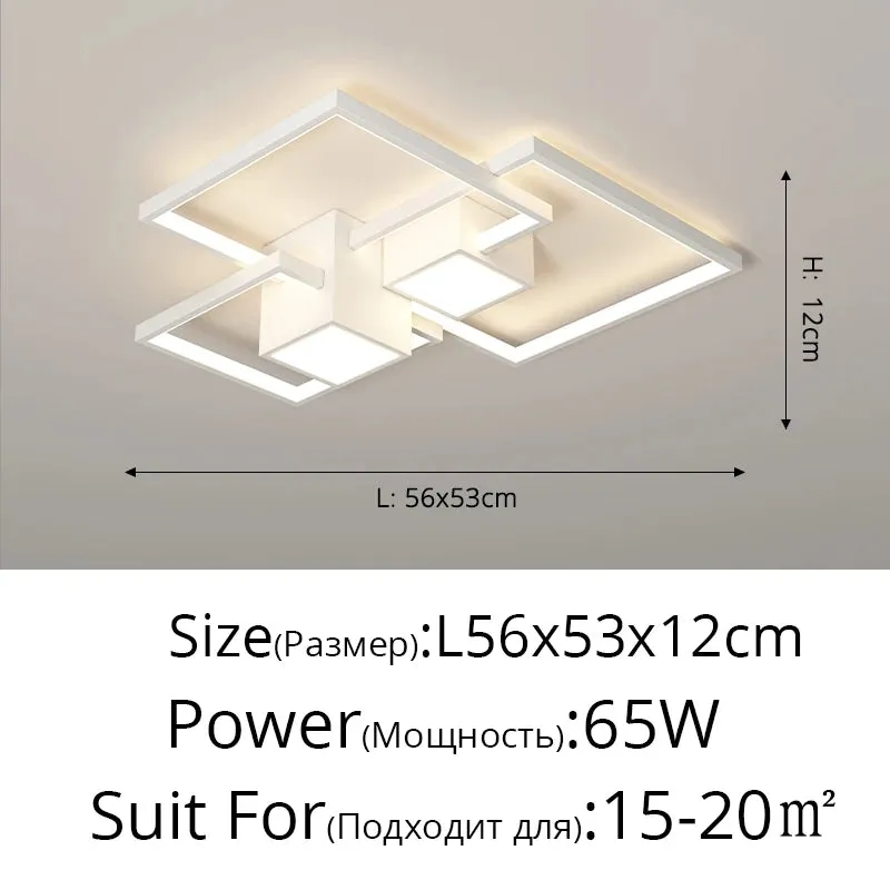 QIYI Living room Lamps Modern Ceiling chandelier lights