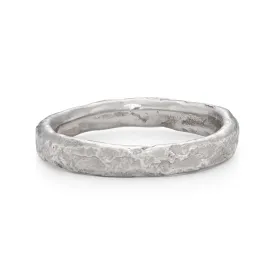 Rock Medium Ring Platinum