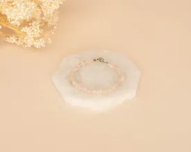 Rose Quartz Faceted Bracelet