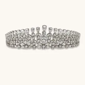 Royal 05 Tiara Collection White Diamond Crystalline