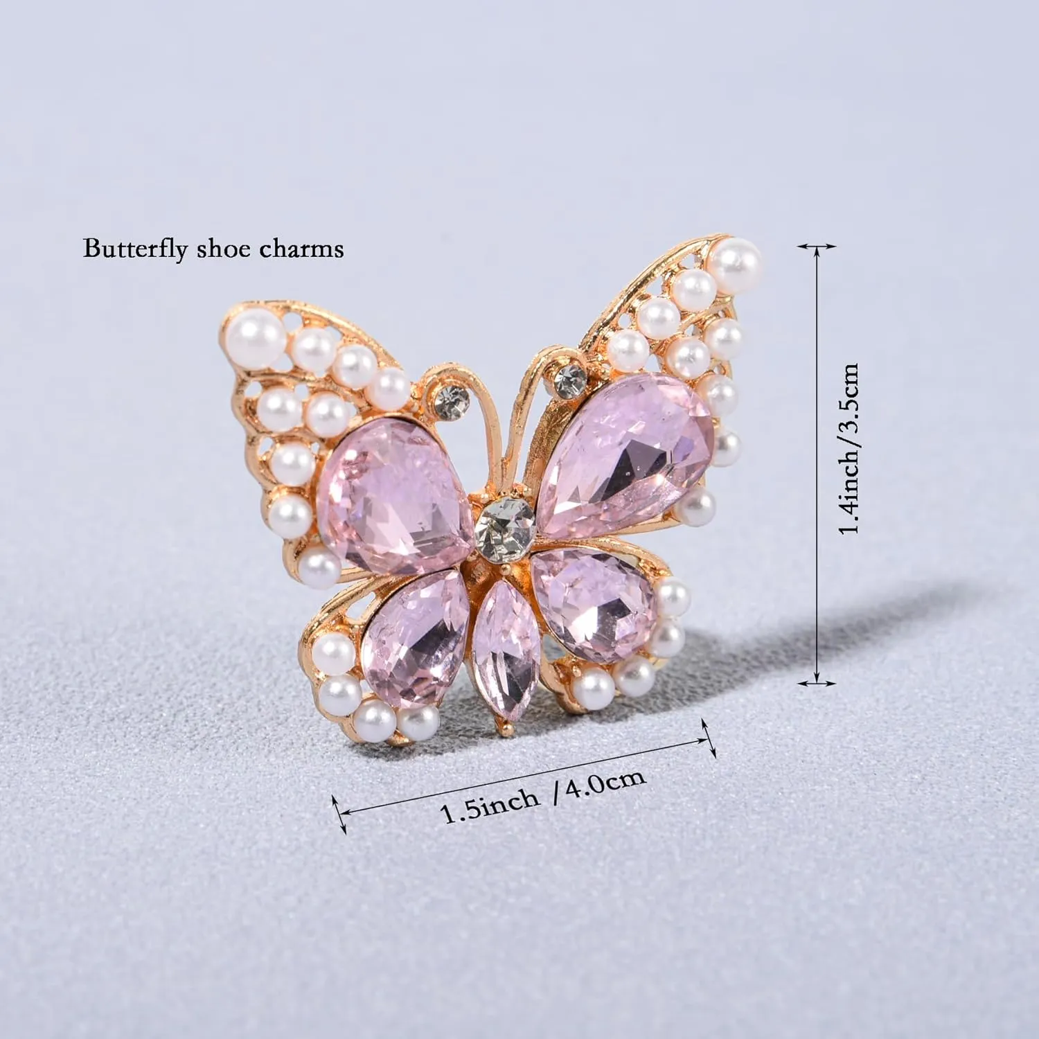 Shoe Charms for Women GirlsBling Designer Jewelry Shoe Decoration Diamond Shoe Chain Shiny Charms Decoration for Your Clog Sandals