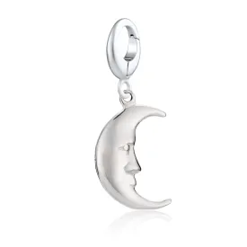 Silver Moon Charm