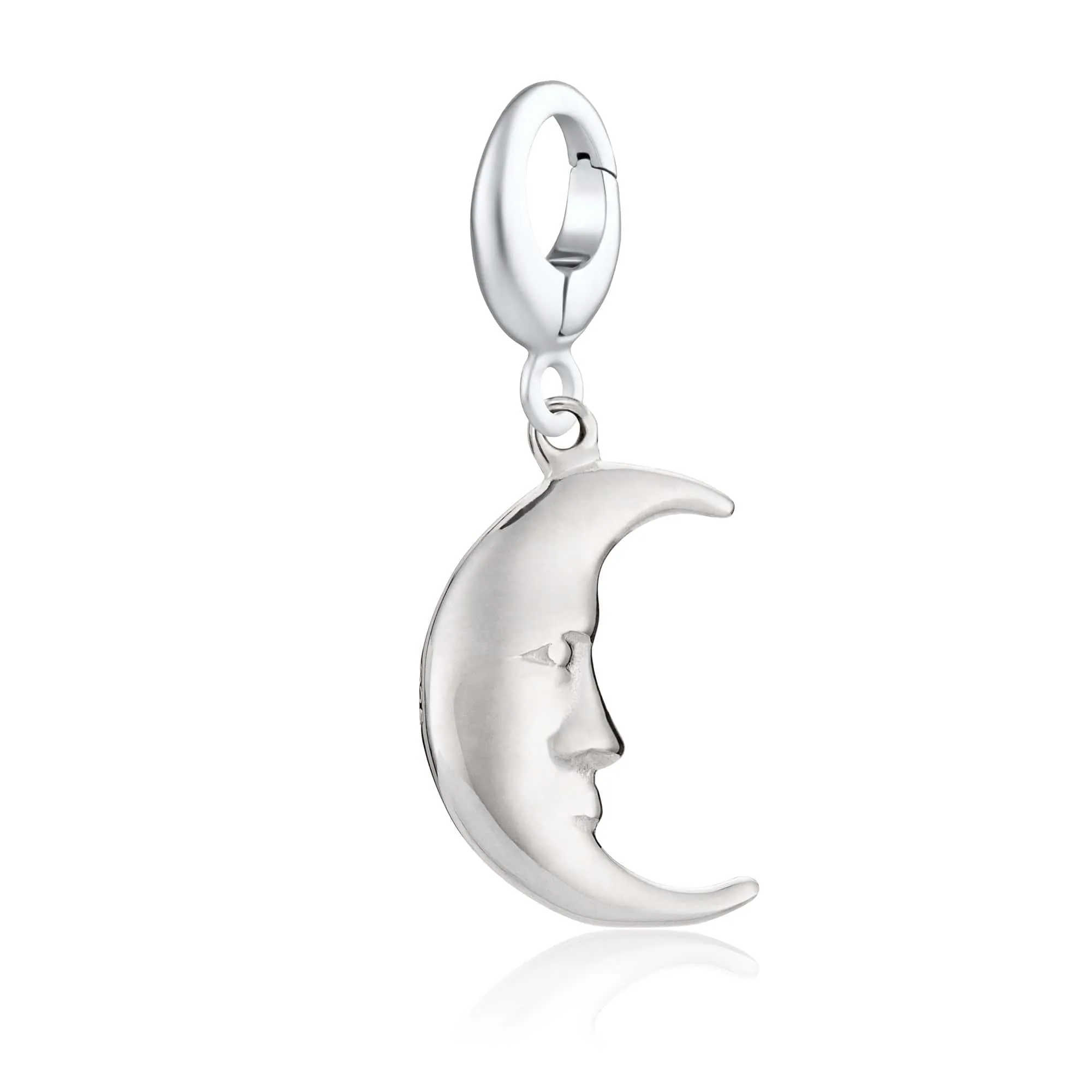 Silver Moon Charm