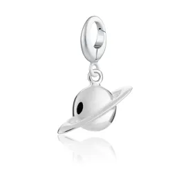 Silver Planet Charm