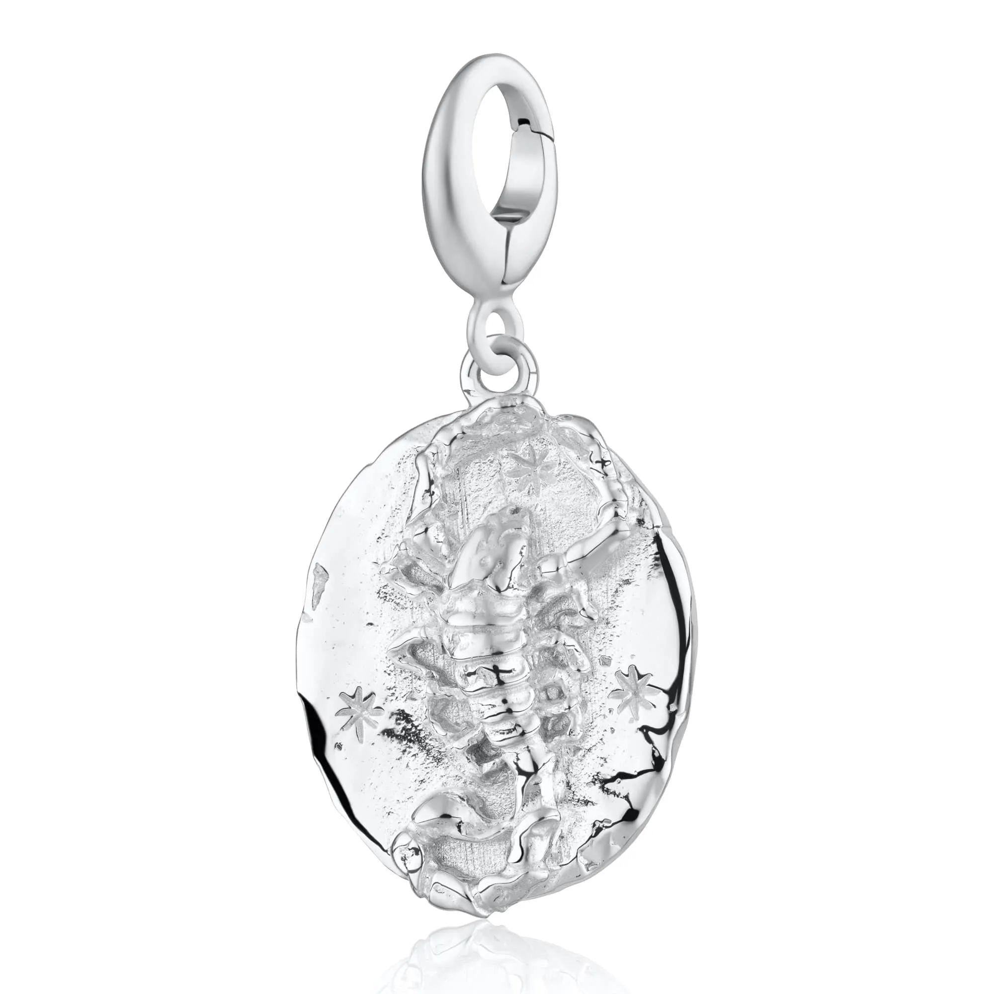 Silver Scorpio Zodiac Charm