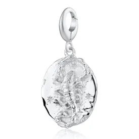 Silver Scorpio Zodiac Charm