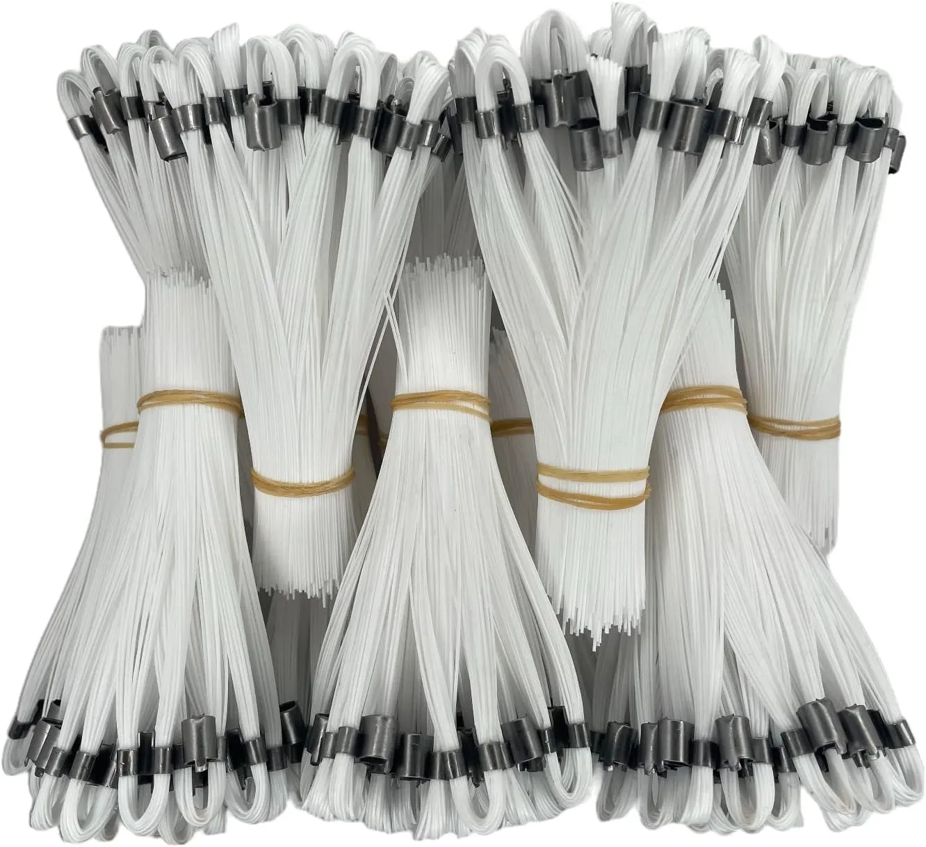 Stake Chaser Ground Marking Whiskers White 6 Inch 1000-Count (Flags only, no Nails) for Survey, Landscape Design, Construction Markers, Property Line Markers, Trail Markers