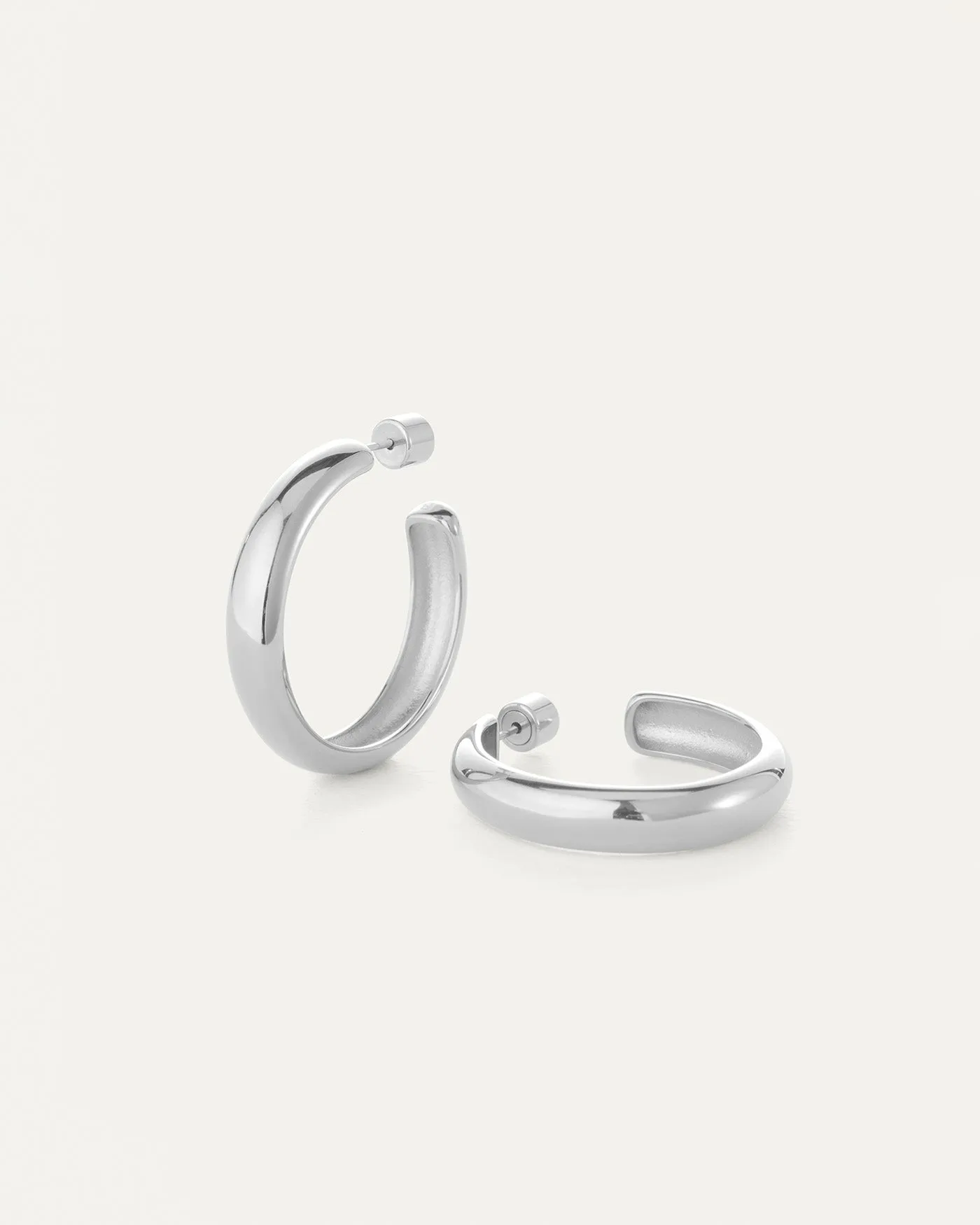 Staple Hoop Earrings - Large
