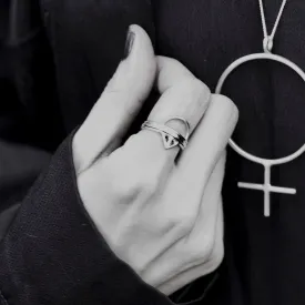 Taika   Tyyneys   Loop - Silver Stacking Ring Combination