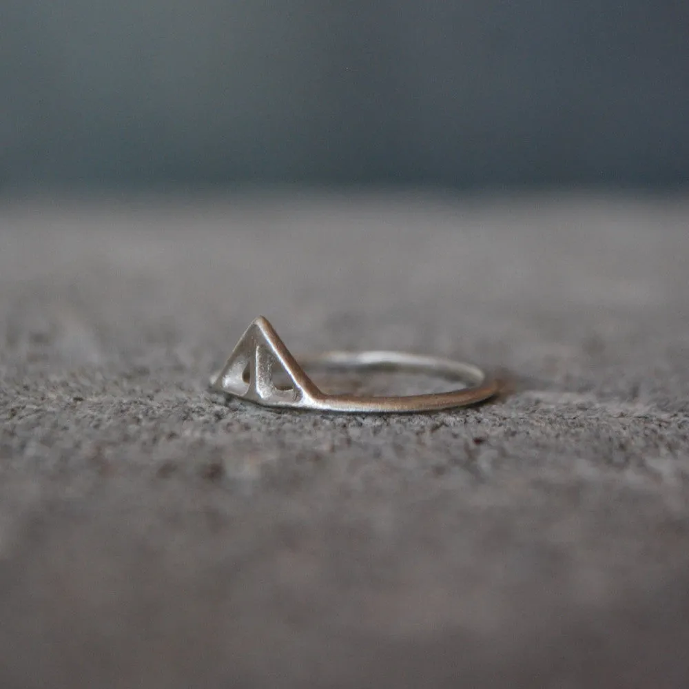 Taika   Tyyneys   Loop - Silver Stacking Ring Combination