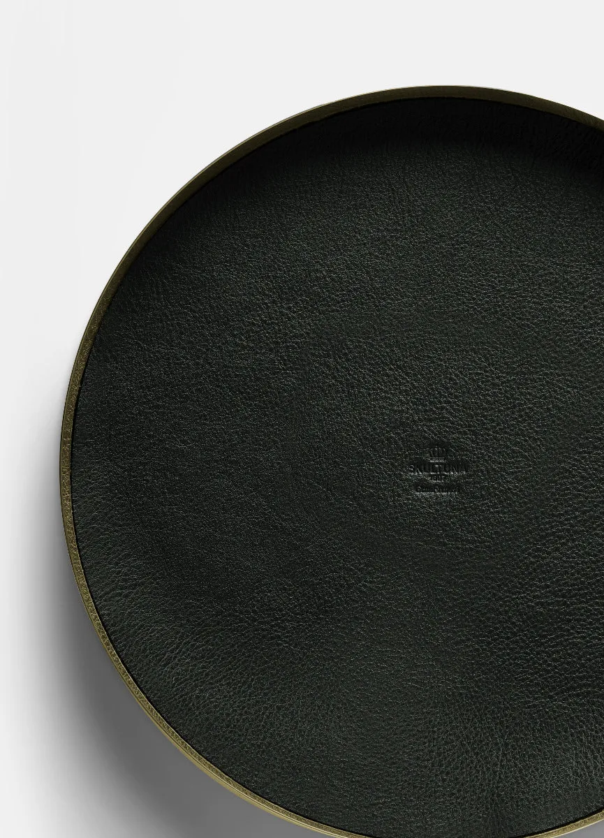 Tray | Karui | Green Leather | Large