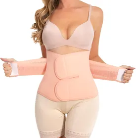Trendyline Postpartum Essentials: Postpartum Belly Band - C Section Postpartum Belly Wrap - Recovery Belly Support Abdominal Binder Post Surgery Girdle Pink