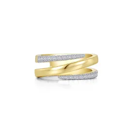 Two-Tone Wrap Ring