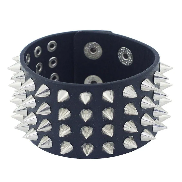 Unisex Spikes Bracelet