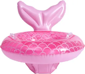 ZEYGLXC 2023 New Mermaid Baby Swimming Pool Floats 6-48 Months,Inflatable Pool Swim Ring with Seat and Handle for Babies Toddlers Infant Training Summer (1-Pink)